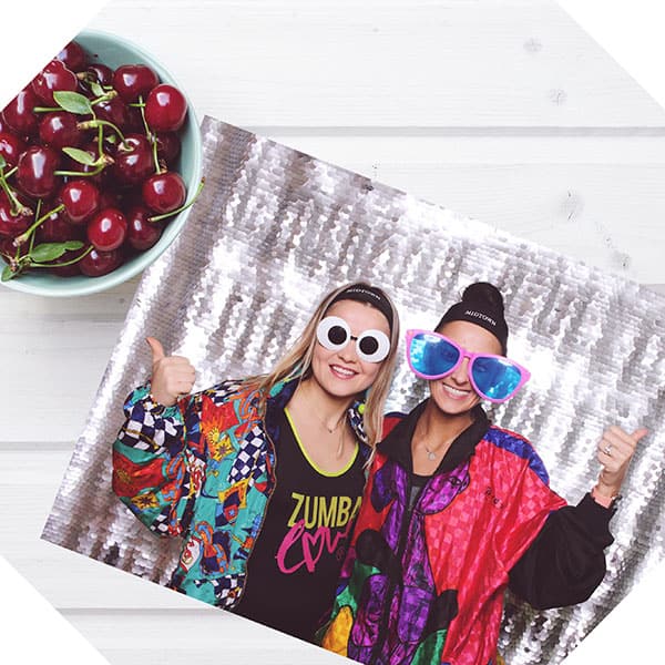Fun photo booth glasses at a Chicago Party that had a photo booth