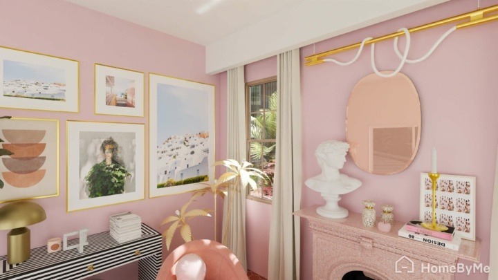 Soft pink decor trend