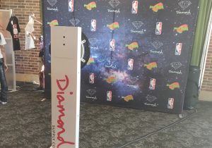 brand activations for Diamond Supply Co at Navy Pier Chicago for NBA All Star Weekend
