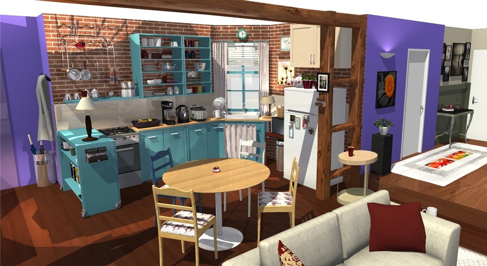 Friends tv show kitchen