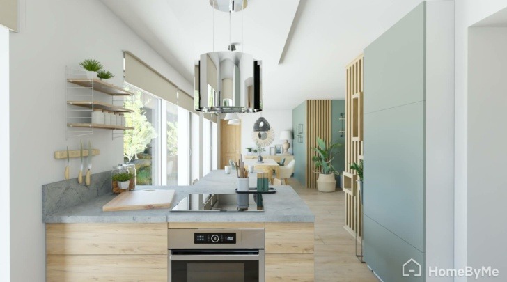 Image of a kitchen design with neutrals tons