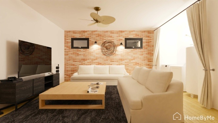 Example of a media room basement