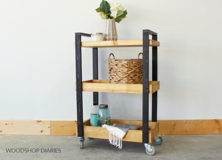 Mobile DIY utility cart created in MakeByMe