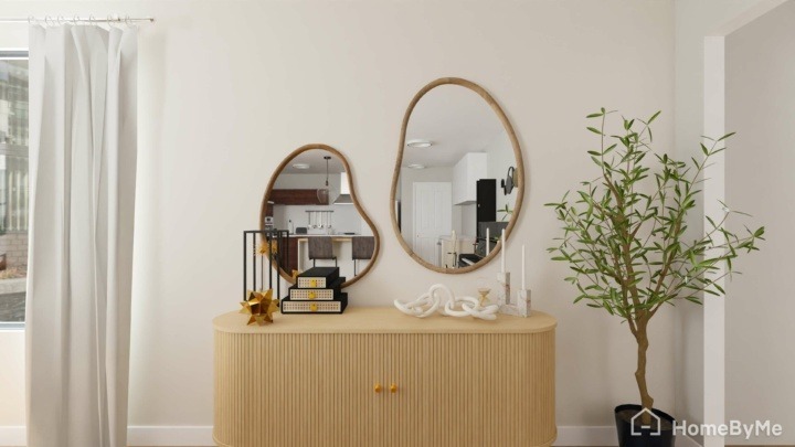 Organic trendy mirrors