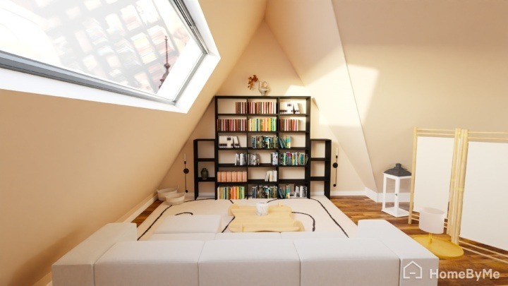 Reading nook for attic