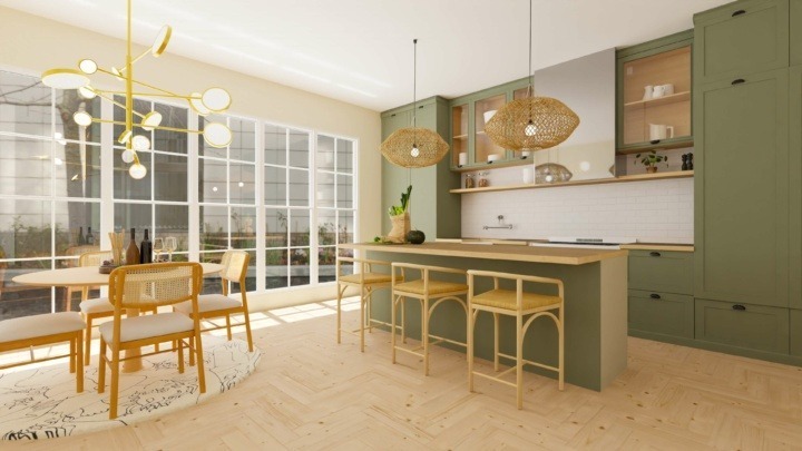 Image of a kitchen done with HomeByMe