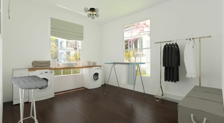 Large laundry room