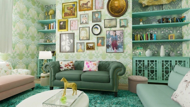 Vintage living room