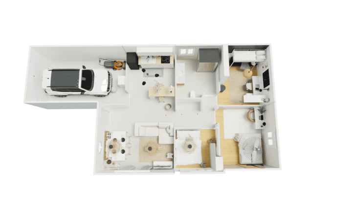 Floor plan for apartment made with HomeByMe