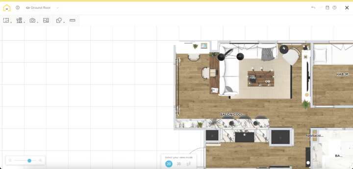 Example of a home office layout