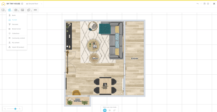 Floor plans for a tiny house