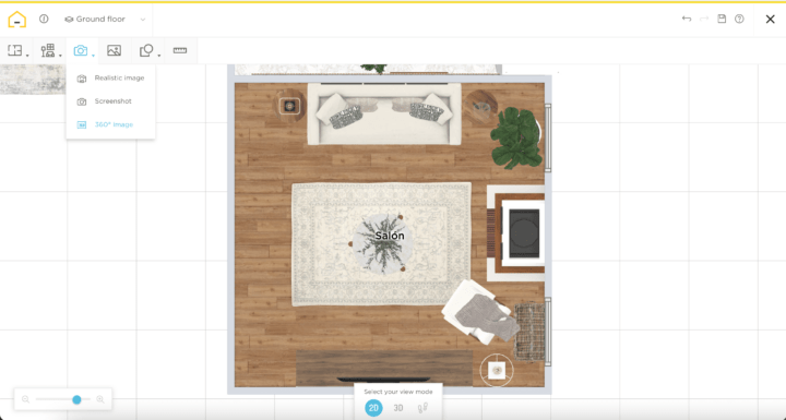 View of house plans made with Homebyme