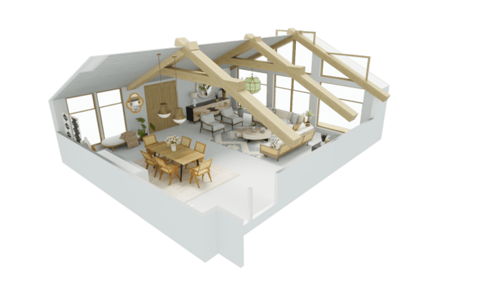 Floor plan for cabin