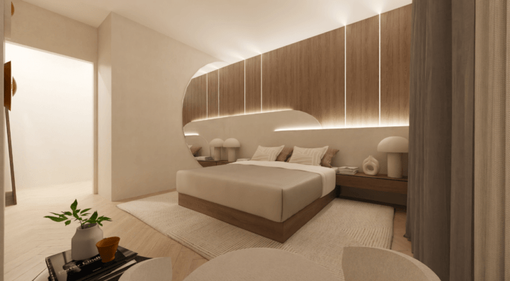 Bedroom designed with a roomstyler