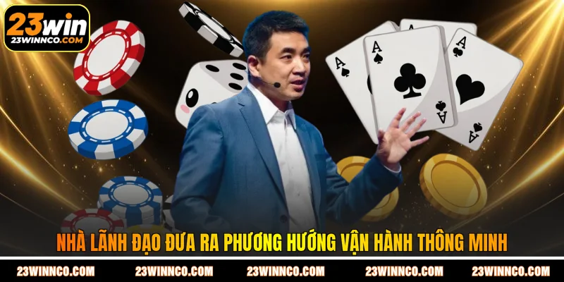 Nhà lãnh đạo đưa ra phương hướng vận hành thông minh